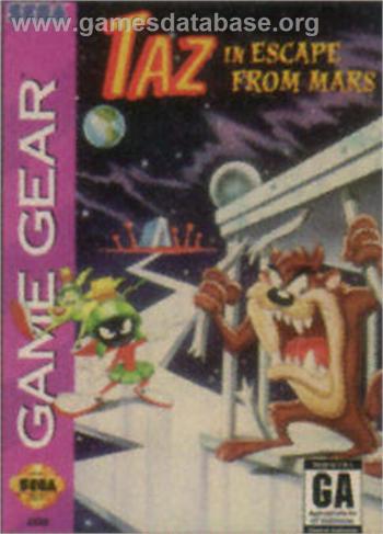 Cover Taz in Escape from Mars for Game Gear